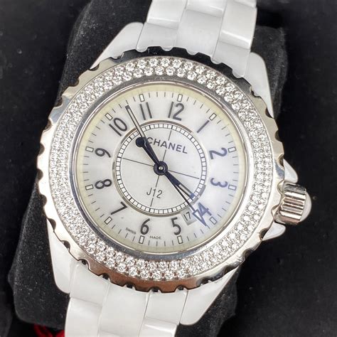 chanel knock off white watch|chanel j12 watch authenticity.